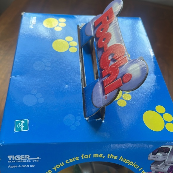 90s Vintage  HASBRO TIGER Electronics Poo-Chi / FURBY NEW UNOPENED Silver Green - Picture 6 of 9